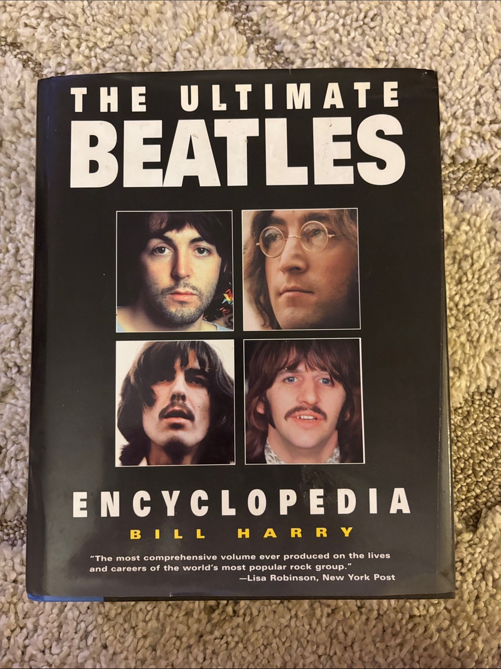 The Ultimate Beatles Encyclopedia - Black Hardcover Book